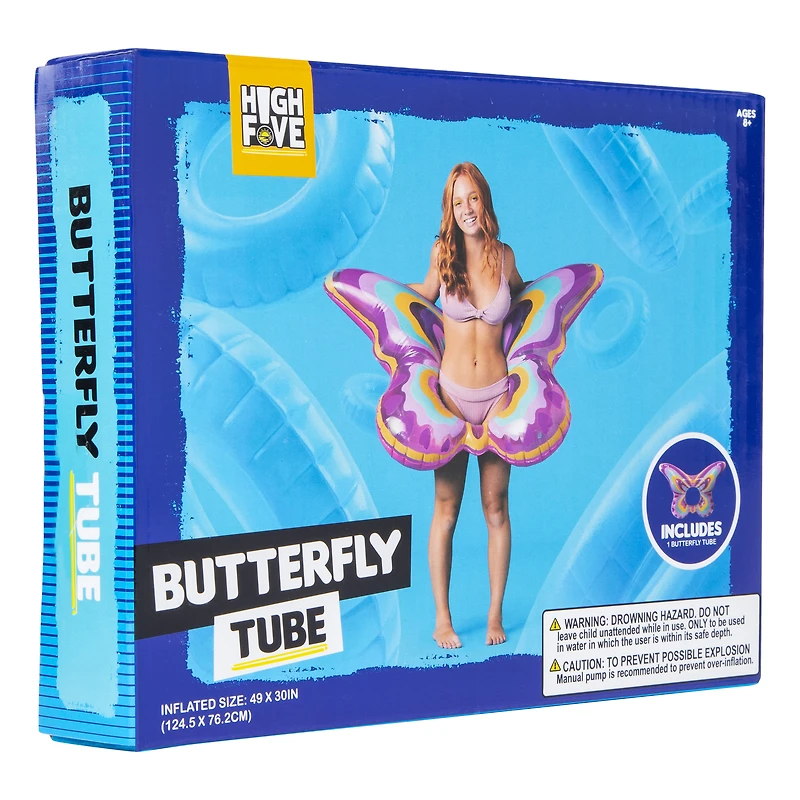 butterfly inflatable inner tube pool float 49in