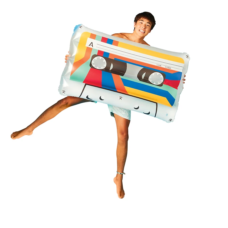 mix tape inflatable pool float 45.3in