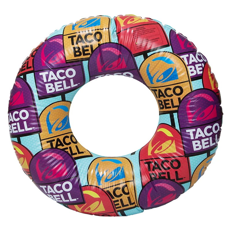 taco bell® summer icons inner tube pool float 36in