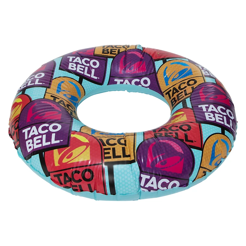 taco bell® summer icons inner tube pool float 36in