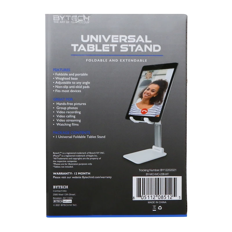 foldable universal tablet stand