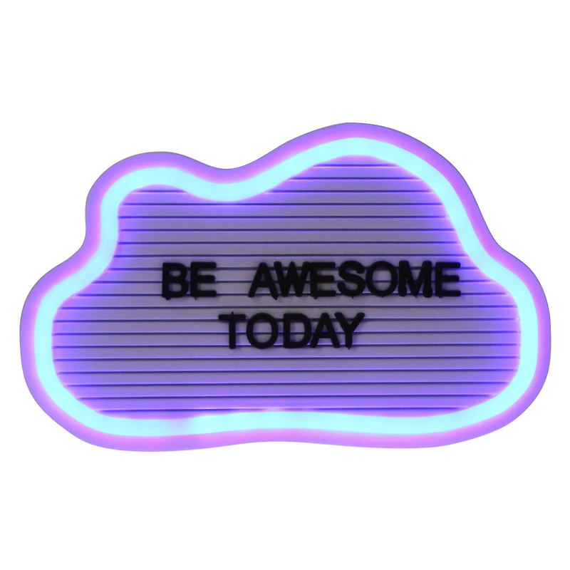 LED cloud message board 10.5in x 6.5in