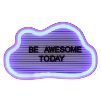 LED cloud message board 10.5in x 6.5in