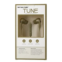 tune wired earbuds with microphone