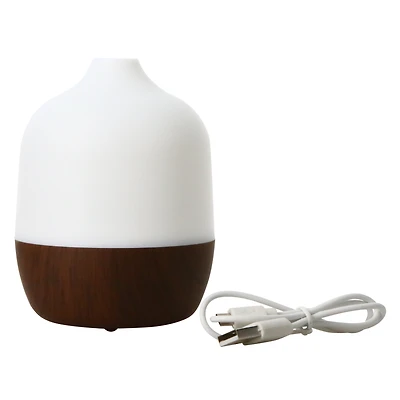 zen drop aroma diffuser with color-change LED