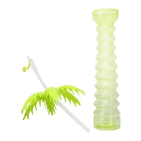 palm tree drink sipper