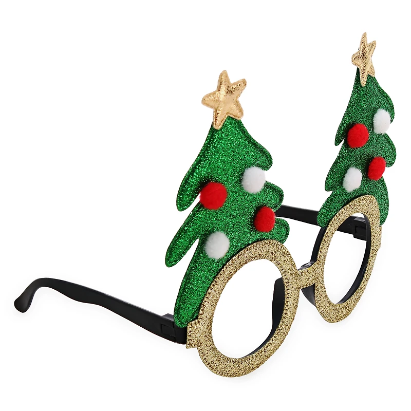sparkly holiday novelty eye glasses