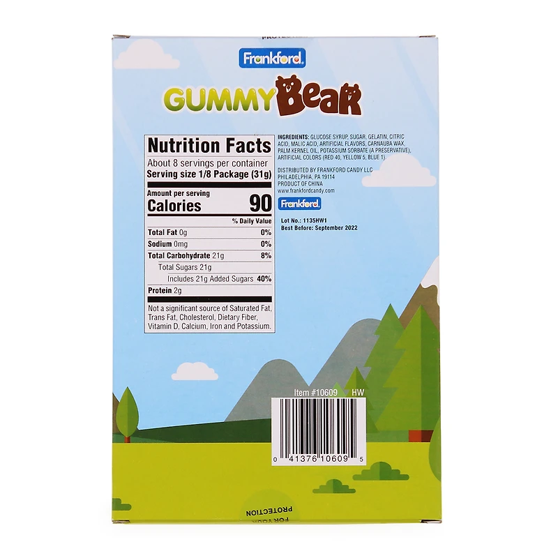 giant gummy bear candy 8.82oz