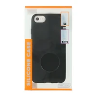 iPhone SE®/8®/7®/6® silicone phone case - black