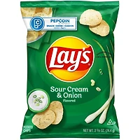 lay's® sour cream & onion potato chips 2.6oz
