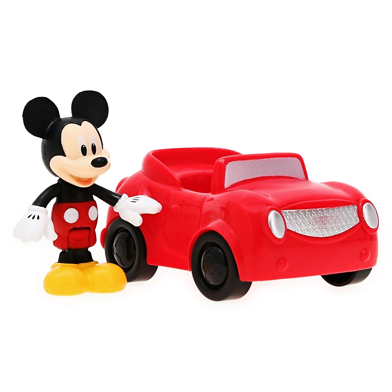 Disney Junior Mickey Mouse's daily driver toy car & figure