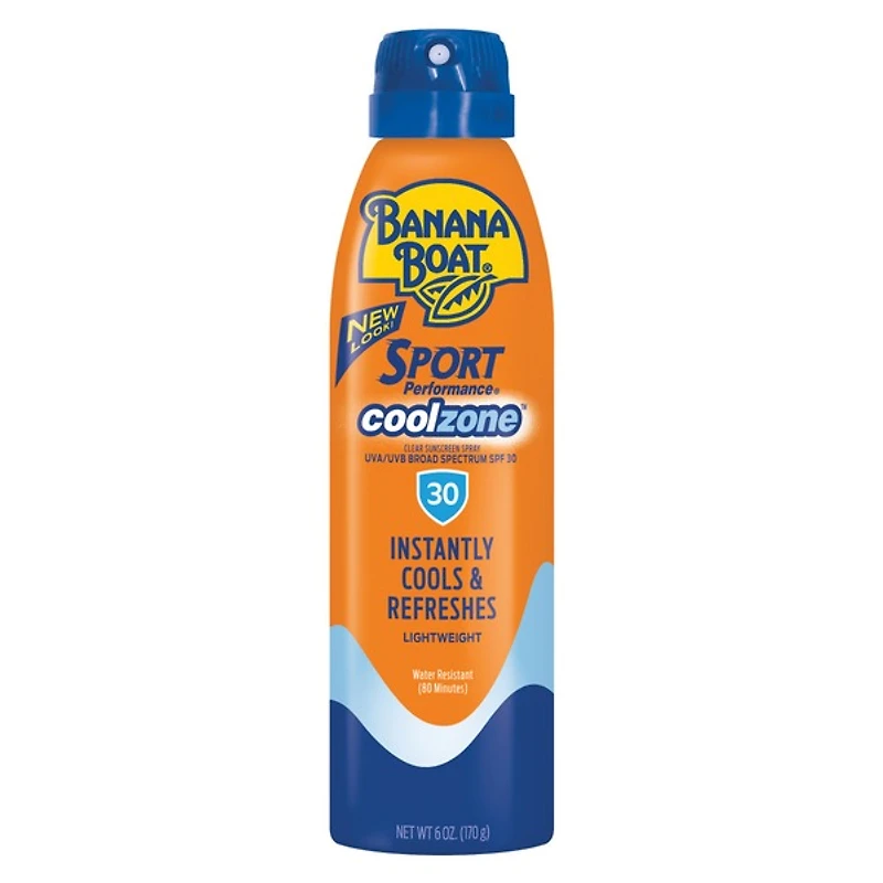 banana boat® sport performance® coolzone™ SPF 30 sunscreen spray 6oz
