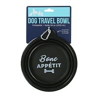 large dog collapsible travel bowl 34oz