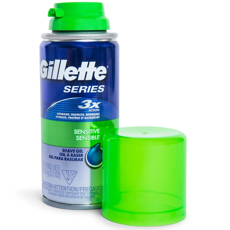 gillette® sensitive shave gel 2.5oz