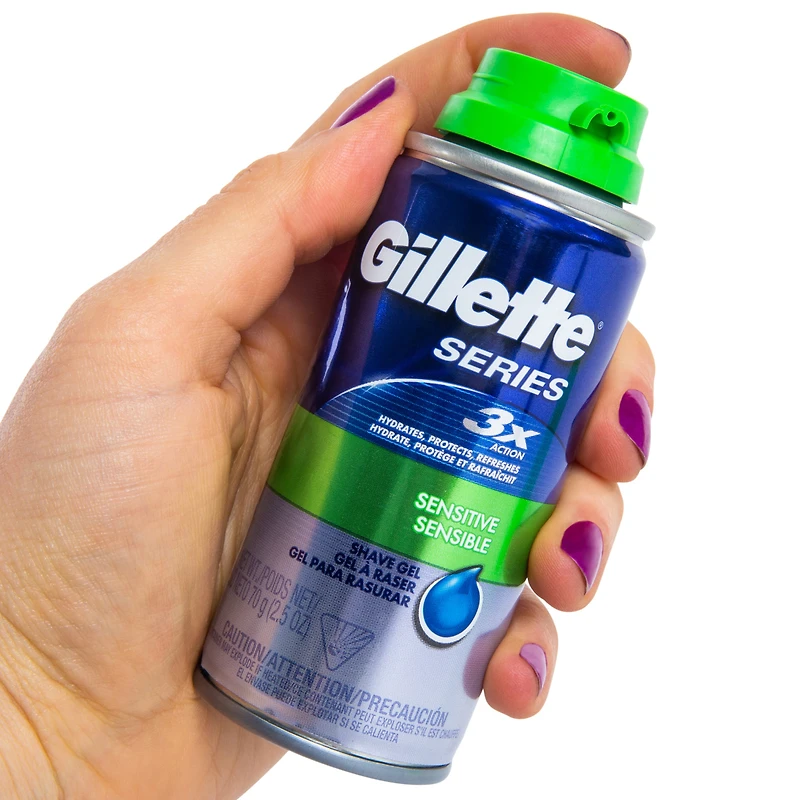 gillette® sensitive shave gel 2.5oz