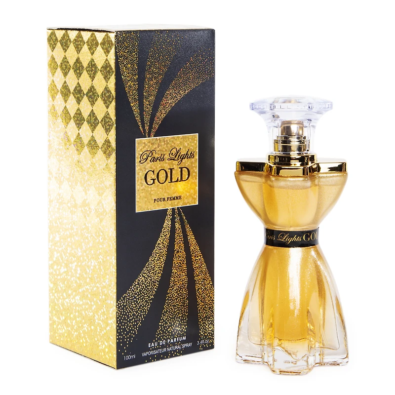 paris lights gold eau de parfum 3.4oz