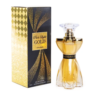 paris lights gold eau de parfum 3.4oz