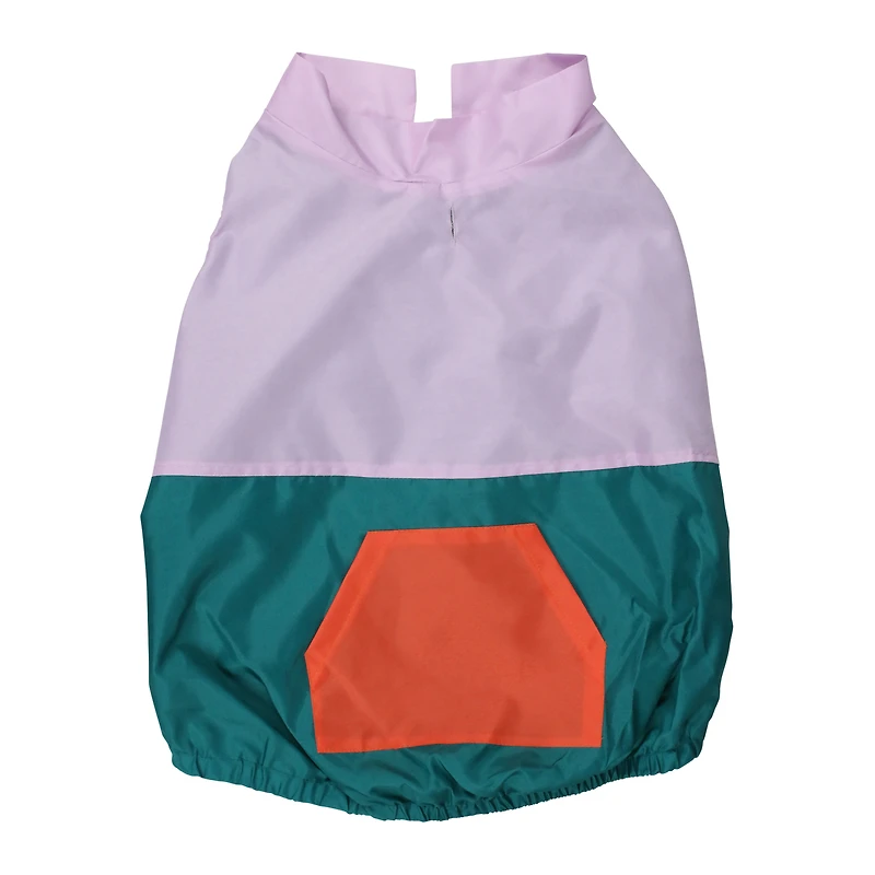 dog purple windbreaker jacket - medium