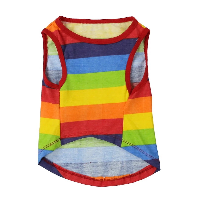 rainbow pride dog tank top - love is