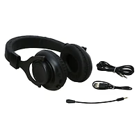 grand 2-in-1 bluetooth®/wired headphones with detachable boom mic