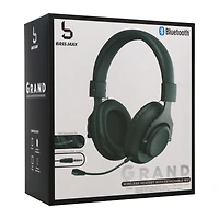 grand 2-in-1 bluetooth®/wired headphones with detachable boom mic