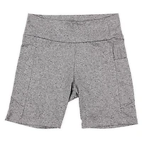 juniors gray bike shorts