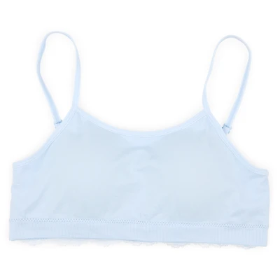 juniors blue lace bralette