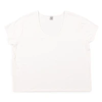juniors white oversized tee