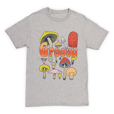 groovy mushroom graphic tee