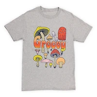groovy mushroom graphic tee
