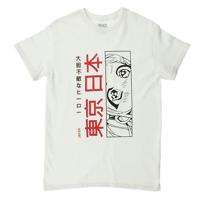 anime eyes graphic tee