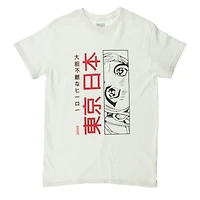 anime eyes graphic tee