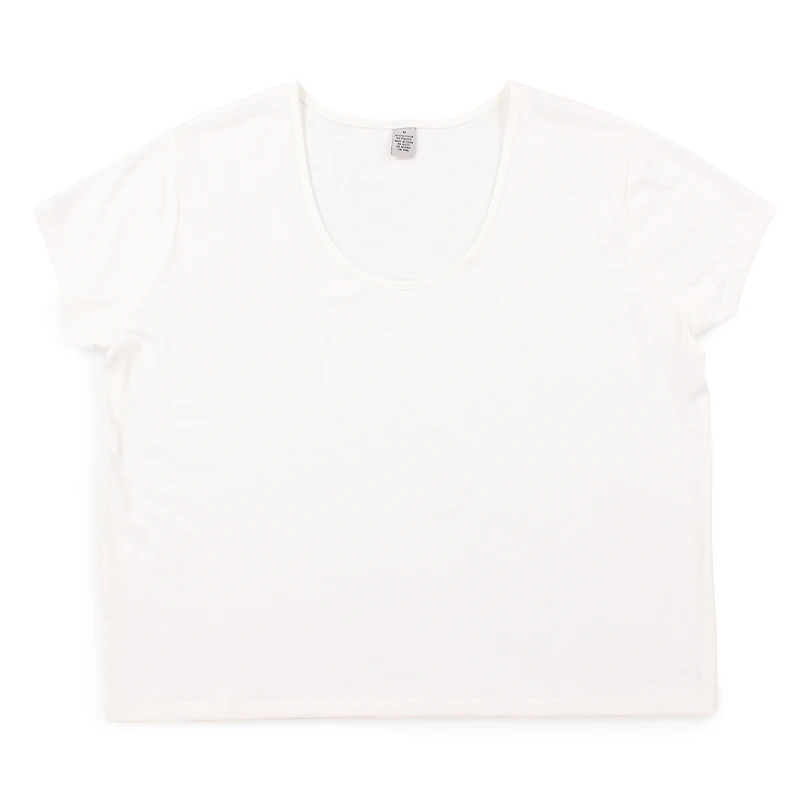 juniors white oversized tee