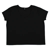 juniors black oversized tee