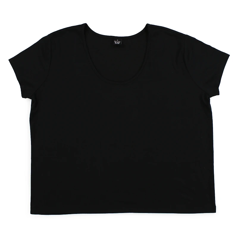 juniors black oversized tee