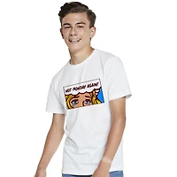 not monday again! pop art graphic tee - extra large