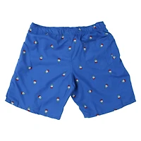 Blue Tie Dye Swim Trunks