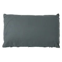 rectangular tufted throw pillow 12in x 20in