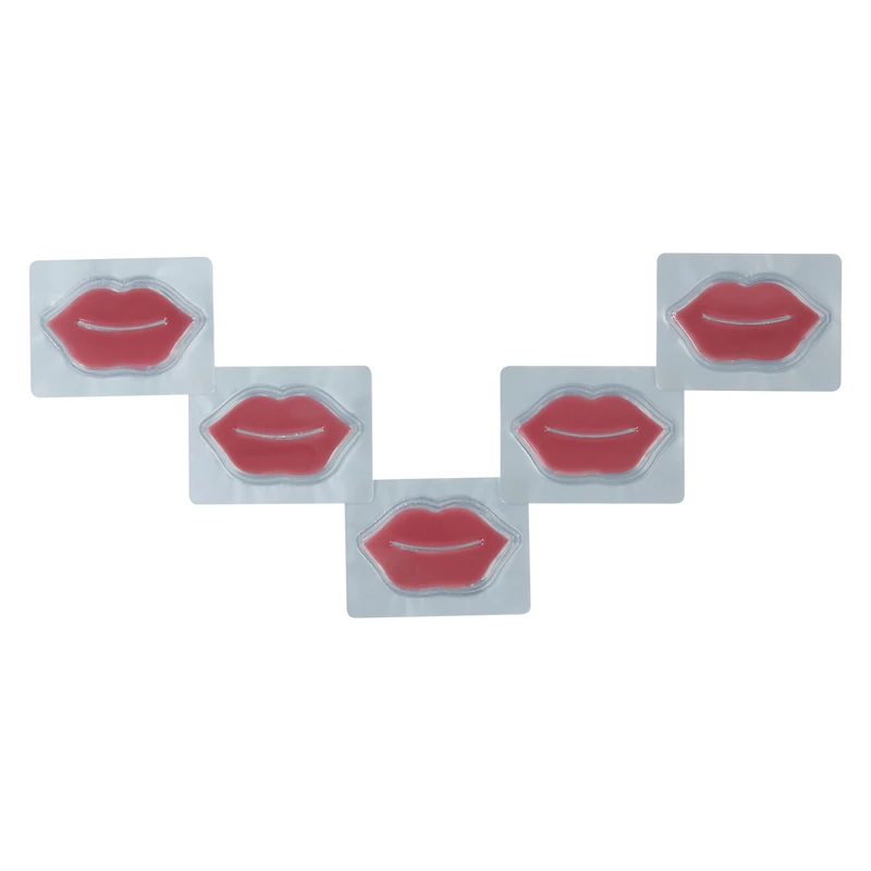 perfect pout hydrogel lip masks 5-pack - collagen & cinnamon