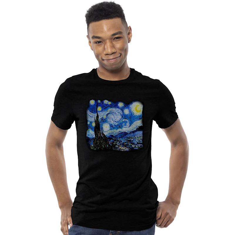 starry night graphic tee