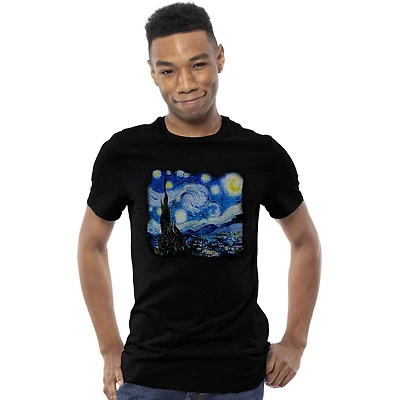 starry night graphic tee