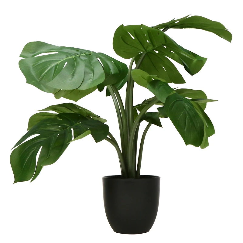 extra large faux monstera plant 27in