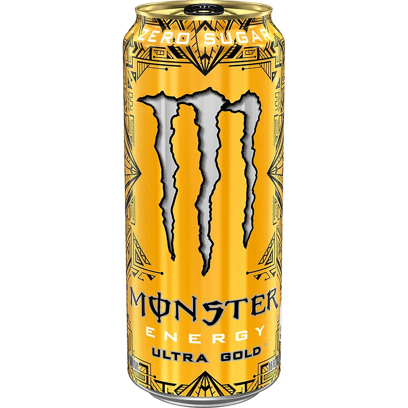 monster® ultra gold zero sugar energy drink 16oz