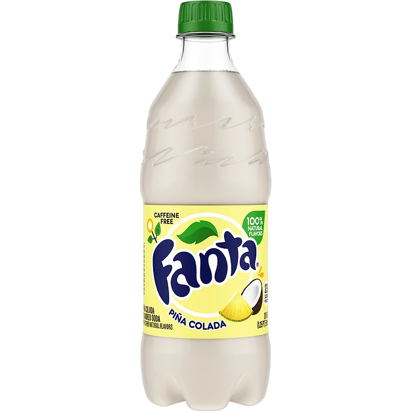 fanta® caffeine-free pina colada soda 20oz