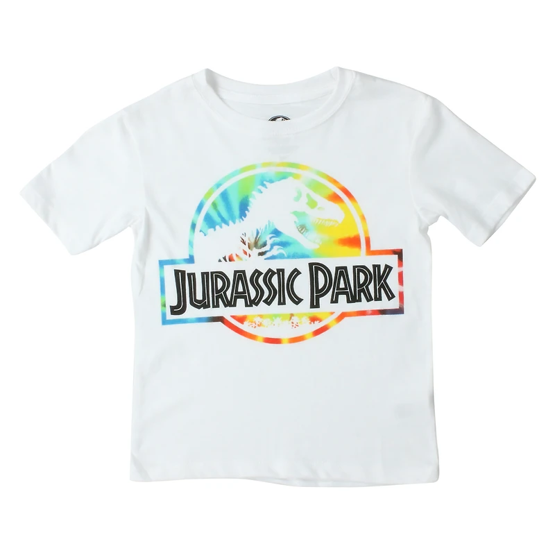 kid's jurassic park™ tie dye logo graphic tee