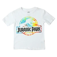 kid's jurassic park™ tie dye logo graphic tee