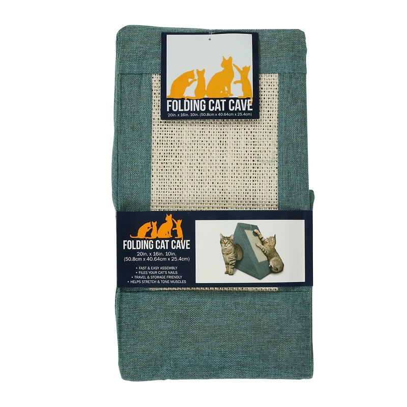 folding cat cave 20in x 16in