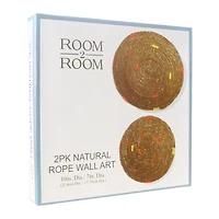round rope wall art 2-pack