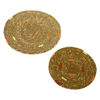 round rope wall art 2-pack