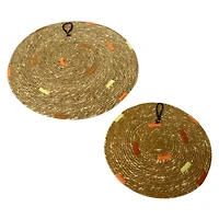 round rope wall art 2-pack